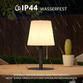 FUYO LED Akku Outdoor Tischlampe mit 8 Farben Dimmbar Kabellos Tischleuchte Tragbare Farbwechsel Nachtlicht Lampe für außen garten schlafzimmer camping ostern dekoration
