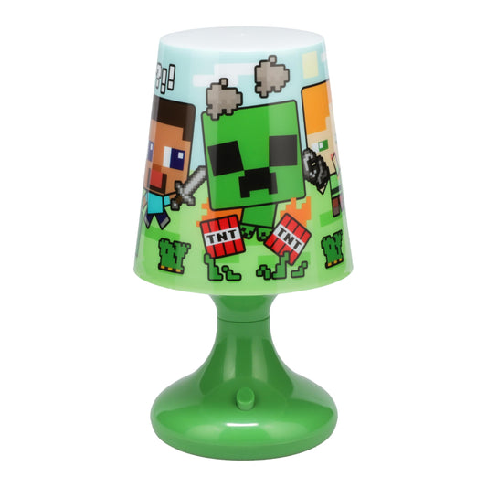 Paladone Minecraft RGB-LED-Nachtlicht für Kinder und Gamer, offiziell lizenziert, Tischlampe mit Farbphasen, Popkultur- und Gaming-Fanartikel