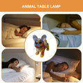 Uhngw Dekorative Tischlampe – LED-Tier-Nachttischlampen | Nachtbeleuchtung Handgefertigte Vintage-Desktop-Dekorationen für Wohnen, Nachttisch, Zuhause, Schreibtisch, Schlafzimmer, Büros