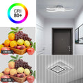 Dorlink Led Deckenleuchte, Deckenlampe Küche, deckenleuchte schlafzimmer, 18W 1620LM Deckenlampe Wohnzimmer, 6500K kaltweiß 3 Led, Geeignet für Schlafzimmer, Esstisch, flurlampe decke, Balkon Ø52CM