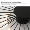 RRBEST LED Deckenleuchte Wohnzimmer,Wohnzimmerlampe Moderne Minimalistische Deckenlampe Innen Dekorative Deckenbeleuchtung für Wohnzimmer, Schlafzimmer und Büro(30 Köpfe, Schwarz)