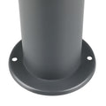 MONZANA® Außenlampe Edelstahl 50cm E27 Fassung IP44 Wetterfest Stehend Wegeleuchte Gartenleuchte Beleuchtung Außen Leuchte Garten Outdoor Anthrazit