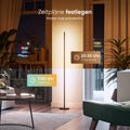 Nanoleaf Matter Smart Stehlampe Wohnzimmer, RGB IC LED Floor Lamp Dimmbar, Musik Sync, Dynamische Gradient Szenen, 1700lm, App & Sprachsteuerung (Funktion mit Alexa, Apple), Schlafzimmer Gaming Deko