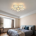 Comely LED Deckenleuchte Dimmbar, 45W Dimmbare Deckenlampe mit Fernbedienung Farbwechsel, 3000-6500K Kreative Blütenblatt Design LED Lampen Deckenleuchte für Küche Schlafzimmer Balkon Esszimmer, Weiß