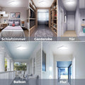 slochi (2 Stücke LED Deckenleuchte, 18W Ultra Dünn Deckenlampe Flach 22 * 2.1cm, 6500K Kaltesweiß Deckenleuchten Quadrat für Schlafzimmer,Bad,Flur,Küche