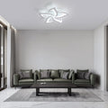 Comely Deckenlampe, LED Deckenleuchte 60W 6750lm, Kaltes Weiß 6500K Moderne Blütenblatt Design Deckenlampe für Wohnzimmer Küche Schlafzimmer Esszimmer, Dia 60cm