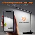 LED Tischlampe Schreibtischlampe LED, 15-Modi Tageslichtlampe Schreibtisch Lampe Desk Lamp, 1000LM Table Lamp LED Tischlampe Dimmbar, LED Schreibtischlampe LED Lampe Tisch Tischlampen LED Tischleuchte