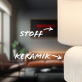 BRILONER - Tischlampe mit Stoffschirm, Kabelschalter, Keramikfuß, Lampe, Nachttischlampe, Tischleuchte, Dekolampe Flur, Bürolampe, Leselampe, Wohnzimmer, Schlafzimmer, 15x28 cm (DxH), Weiß