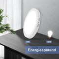 cupgow LED Badezimmerlampe Deckenleuchte Flur - Rund Flurlampe 18W Deckenlampe Kaltweiss 5000K IP44 Ø23cm für Schlafzimmer Küche Balkon