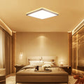 Matane LED Deckenleuchte Dimmbar, 24W Deckenlampe mit Fernbedienung, Panel Flach 3000K-6500K 2400lm Kalt/Warm/Neutralweiß für Wohnzimmer Schlafzimmer Kinderzimmer Badezimmer Modern Eckig, 30x2.5cm