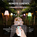 MALUX Solar Stehlampe Outdoor Mit Warmweiß RGB 8 Farben LED USB Aufladbar IP44 Wasserdicht Für Garten Terrasse Balkon Innenbereich Außenbereich Dekor 150 cm Schwarz