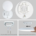 EACLL Deckenlampe LED Deckenleuchte Ø30CM 24W 4000K, 2700LM, IP44 Rund Neutralweiss, Modern Decke Lampe Schlicht Weiß, Nicht Dimmbar, für Schlafzimmer Flur Keller Balkon Bad Küche Kinderzimmer