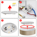 Zedelmaier Deckenlampe LED Deckenleuchte rund lampe decke Ø38cm E27x2/40W