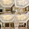 LED Deckenleuchte Wohnzimmer Modern, 3000k-6500k Deckenlampe LED Dimmbar mit Fernbedienung und App Steuerung, Timer-Funktion Deckenlampe Blume für KüCher Wohnzimmer Schlafzimmer (5 KöPfe/ø60cm/23.6in)