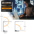 CSL - Schreibtischlampe LED Dimmbar - wireless charging - 5 Farbtemperaturewn - 66 SMD LED – 500 Lumen - warmweiß neutralweiß Tageslicht − USB Ladeanschluss