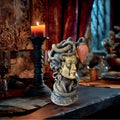 Tischlampen Fürs Wohnzimmer | Nachtischleuchten | Harz-Gothic-Figur Tischdekoration Für Küche Wohnbereich Halloween Weihnachten