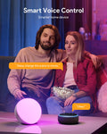 Hifree Smart LED Tischlampe, Nachttischlampe Touch Dimmbar funktioniert mit Alexa und Google Assistant, Wifi Atmosphäre Nachtlicht Stimmungslicht, Robust und Sicher für Kinder