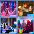 IEGLED Deckenlampe mit Fernbedienung und APP Steuerung, 24W Rund Deckenleuchte 2700K-6500K Dimmbar, RGB LED Lampe für Schlafzimmer, Wohnzimmer, Kinderzimmer,Ø30CM