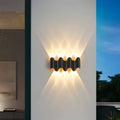Elementguard - Aluminium Wandlampe Schwarz / Warmweiß 3W 12Cm * 10Cm 3.75Cm Außenwandleuchte