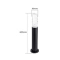 Acryluma - Moderne Säulenlampe Stil A / Warmweiß Wegeleuchte Außen