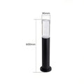 Acryluma - Moderne Säulenlampe Stil B / Warmweiß Wegeleuchte Außen