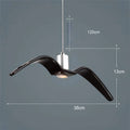 Beakbrilliance - Design Vogellampe Schwarz / A Warmes Licht Deckenlampe