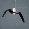 Beakbrilliance - Design Vogellampe Schwarz / B Warmes Licht Deckenlampe