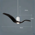 Beakbrilliance - Design Vogellampe Schwarz / C Warmes Licht Deckenlampe