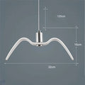 Beakbrilliance - Design Vogellampe Weiß / B Warmes Licht Deckenlampe