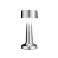 Dublin - Design-Tischlampe Silber Tischlampe