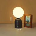 Ecoglow - Wiederaufladbare Tischlaterne Schwarz Tischlampe