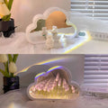 Ewiger Wolkenspiegel Tulpen - Led-Spiegel Mit Unendlichkeitseffekt Tischlampe