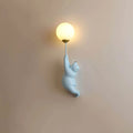 Fateh Design Bären Led Wandlampe Blau / Seitlich Wandleuchte