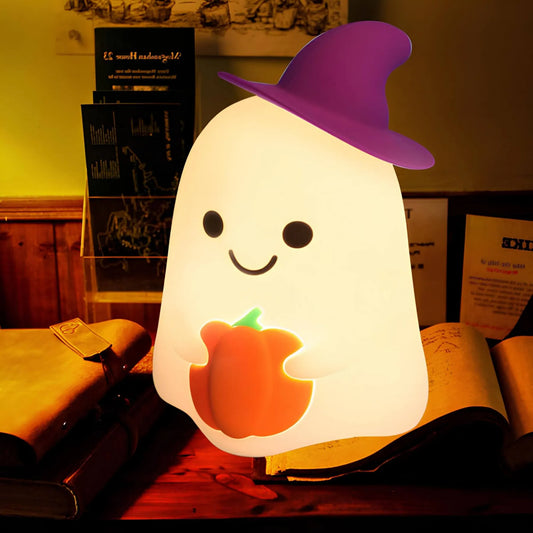 ghost-magician-nachtlicht-niedliches-design-led-wiederaufladbar-kinderzimmer-xlumina