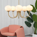 Glowing Delight - Moderne Kronleuchter Aus Marshmallow Deckenlampe