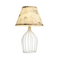 glolight-kegel-tischlampe-mit-drahtfuss-metall-stoffschirm-wohnzimmer-buro-beleuchtung-xlumina