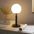 led-glas-kugelTischlampe-messing-optik-20cm-25cm-30cm-warmweiss-klar-rauchglas-xLumina