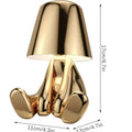 Goldengrace - Elegante Goldene Tischlampe A