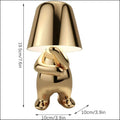 Goldengrace - Elegante Goldene Tischlampe B