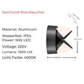 Lumapath - Solar Led Gartenweg Beleuchtung Rund / Warmweiß Außenwandleuchte