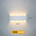 Luxbright - Led Wand Leuchte Weiß / 6W Warmes Licht 3000K Außenwandleuchte