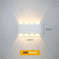 Luxbright - Led Wand Leuchte Weiß / 8W Weißes Licht 6000K Außenwandleuchte