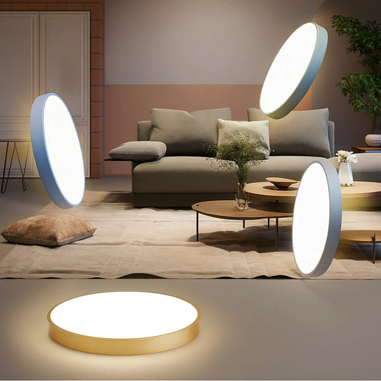 Luxus-Deckenleuchte-ChromaCraft-FarbwechselLED-Fernbedienung-Modernes-Design-xlumina