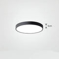 Luxus Deckenleuchte ChromaCraft Schwarz / 23cm / Kaltweiß deckenlampe