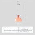 Medievalsimplicity - Gläserne Deckenlampen Pfirsich / Warmes Weiß Deckenlampe