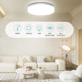 MGEELED Deckenlampe LED Deckenleuchte 36W 4000K 4300LM Neutralweiß Rund Badezimmer Lampe IP44 Wasserfest Modern Panel
