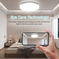 MGEELED Deckenlampe LED Deckenleuchte 36W 4000K 4300LM Neutralweiß Rund Badezimmer Lampe IP44 Wasserfest Modern Panel