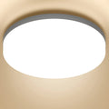 MGEELED Deckenlampe LED Deckenleuchte 36W 4000K 4300LM Neutralweiß Rund Badezimmer Lampe IP44 Wasserfest Modern Panel