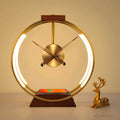 Minimalistische Led-Tischuhrlampe Mit Kabelloser Ladefunktion Tischlampe