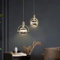 Modern Ring Crystal - Led Pendelleuchte Deckenlampe